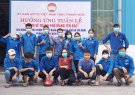 Đoàn TN phường TĨnh Hải tham gia tình nguyện vận chuyển nhu yếu phẩm vào miền Nam và TP HCM 