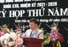 Ngày 10/01/2023, HĐND phường Tĩnh Hải khóa XXII tổ chức kỳ họp thứ năm, nhiệm kỳ 2021-2026