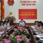 Chủ tịch UBND tỉnh Nguyễn Đình Xứng tiếp định kỳ doanh nghiệp tháng 7 năm 2017.